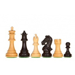 Figury szachowe King's Bridal Hebanizowane 4 cale Rzeźbione Drewniane