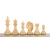 Figury szachowe Colombian Akacja/Bukszpan 3,75 cala Rzeźbione Drewniane