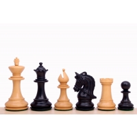 Figury szachowe Corinthian 3,75'' hebanizowane