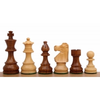 Figury szachowe French Akacja indyjska/Bukszpan 3,75 cala