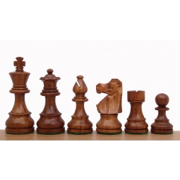 Figury Szachowe French Akacja/Bukszpan 3 cale