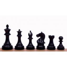 Figury szachowe Supreme 3,5 cala Rzeźbione Drewniane