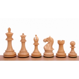 Figury szachowe Supreme 3,5 cala Rzeźbione Drewniane