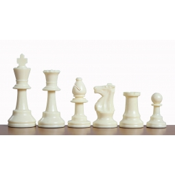 Figury szachowe Staunton nr 6, białe/czarne (król 96 mm)