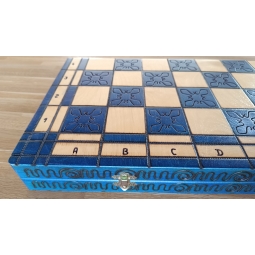 SZACHY INDYJSKIE DUŻE (54cm) kolor niebieski