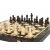 ZESTAW DREWNIANY 3 w 1 (40x40cm) SZACHY + WARCABY + BACKGAMMON