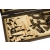 ZESTAW DREWNIANY 3 w 1 (40x40cm) SZACHY + WARCABY + BACKGAMMON