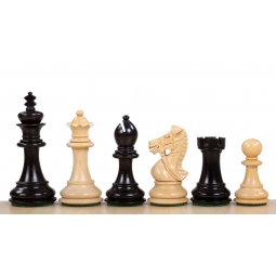 Figury szachowe King's Bridal Hebanizowane 3,5 cala