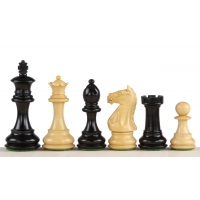 Figury szachowe Oxford 3,5 cala  Rzeźbione Drewniane