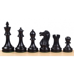 Figury szachowe Executive 4 cale Rzeźbione Drewniane