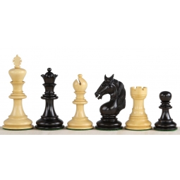 FIGURY SZACHOWE UNICORN HEBANOWE 4,25 cala