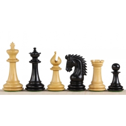 Figury szachowe Sheikh Hebanizowane 4 cale
