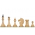 Figury szachowe Queen's Gambit 1957 Bukszpan hebanizowany 4 cale