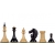 Figury szachowe Queen's Gambit 1957 Bukszpan hebanizowany 4 cale