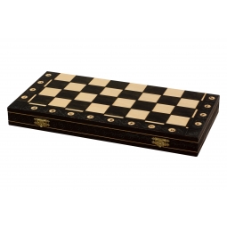 Szachy drewniane Consul Black (48x48cm)