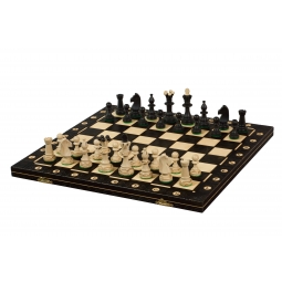 Szachy drewniane Consul Black (48x48cm)