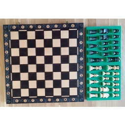 SZACHY SENATOR (42x42cm) - czarne