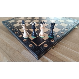 SZACHY SENATOR (42x42cm) - czarne