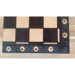 SZACHY SENATOR (42x42cm) - czarne