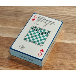 Karty 2 w 1 - klasyczne karty do gry + debiuty szachowe