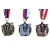 Medal szachowy okrągły - srebrny