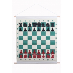 Zestaw Szkolny PLUS - figury plastikowe, szachownica tekturowa, szachy demonstracyjne