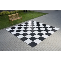 Szachownica plastikowa do szachów oraz warcabów plenerowych / ogrodowych (pole 36 cm)