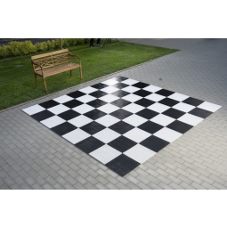Szachownica plastikowa do szachów oraz warcabów plenerowych / ogrodowych (pole 36 cm)