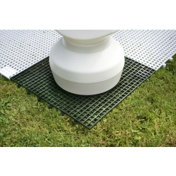 Szachownica plastikowa do szachów oraz warcabów plenerowych / ogrodowych (pole 36 cm)