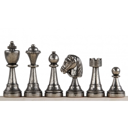 Metalowe figury Staunton - król 75 mm