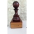 Puchar szachowy drewniany - Czarny Pion