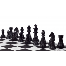 Figury szachowe Staunton 6, plastikowe (król 95 mm)