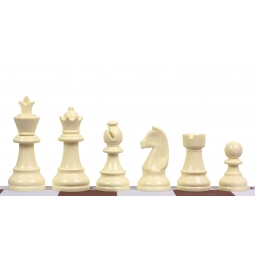 Figury szachowe Staunton 6, plastikowe (król 95 mm)