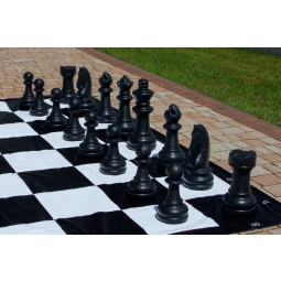 Szachownica XXL do szachów / warcabów plenerowych (pole 35 x 35 cm)
