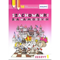 Szachowanki dla najmłodszych - kolorowanki z naklejkami