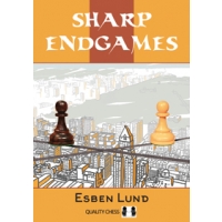 Sharp Endgames by Esben Lund (miękka okładka)