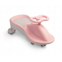 Jeździk grawitacyjny Toyz Fiesta pink - świecący do 100kg, kałczukowe kółka
