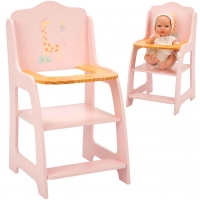 DREWNIANE KRZESEŁKO DO KARMIENIA LALKI ARIAS 21585