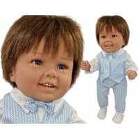 MANOLO HISZPAŃSKA LALKA  BOY CHŁOPIEC 47cm 5226 Brąz piegi