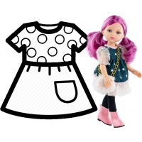 PAOLA REINA Ubranko dla lalek 32 cm 54529