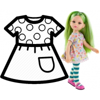 PAOLA REINA Ubranko dla lalek 32 cm 54530