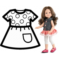 PAOLA REINA Ubranko dla lalek 32 cm 54859