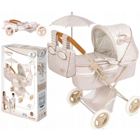 WÓZEK DLA LALEK Verona z parasolem DeCuevas Toys 85078