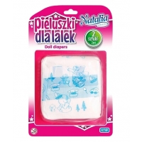 Zestaw dwóch pieluszek dla lalek