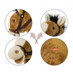 Milly Mally Hobby Koń na Kiju Light Brown