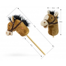 Milly Mally Hobby Koń na Kiju Light Brown