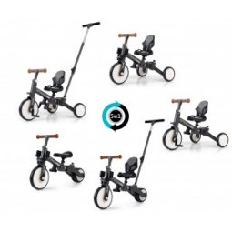 Milly Mally Rowerek 5w1 Optimus Max Dark Grey