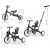 Milly Mally Rowerek 5w1 Optimus Max Dark Grey