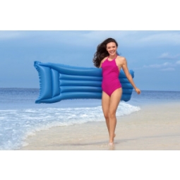 Bestway 44007 MATERAC PLAŻOWY MATOWY 183cm x 69cm NIEBIESKI