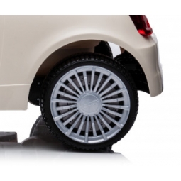 Milly Mally Pojazd na akumulator Fiat 500e White